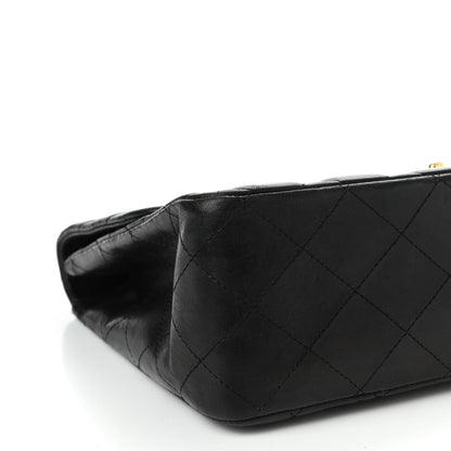 Chanel Lambskin Quilted Jumbo Double Flap Black 9 of 14