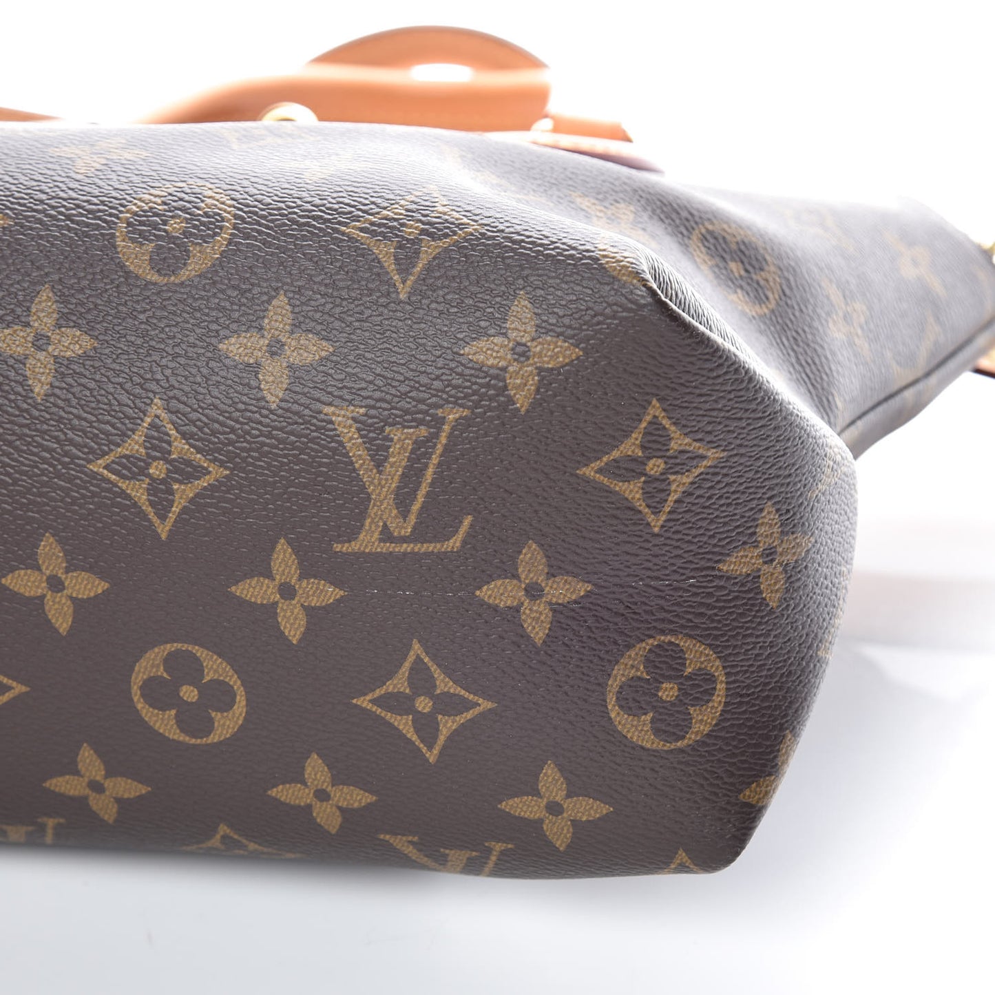 Monogram Flower Zipped Tote PM Beige