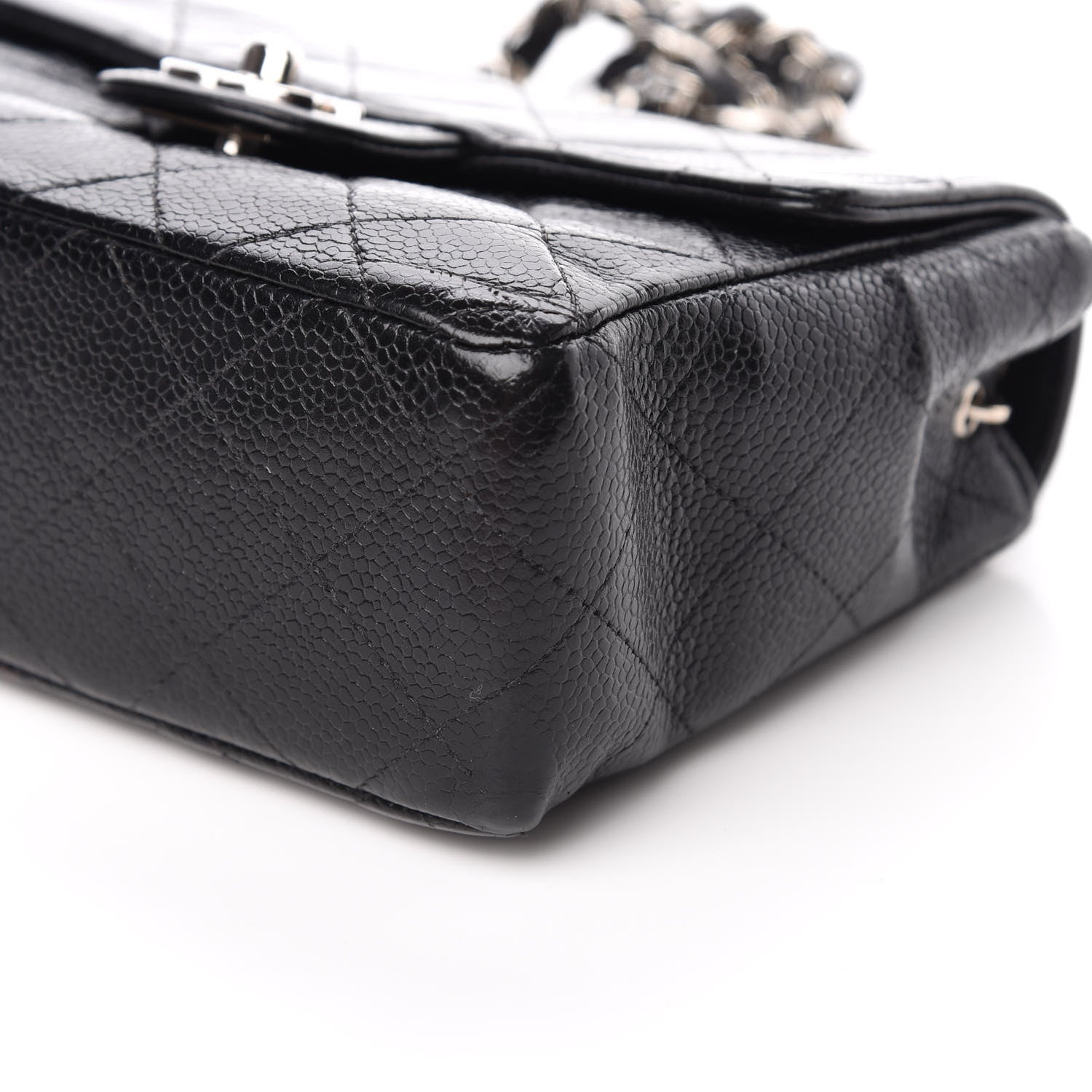 Chanel Caviar Quilted Mini Square Flap Black 9 of 11