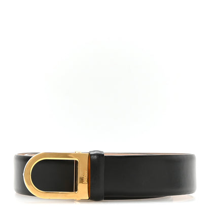 Khaite Calfskin Saddle Belt 75 30  Black 1 of 5