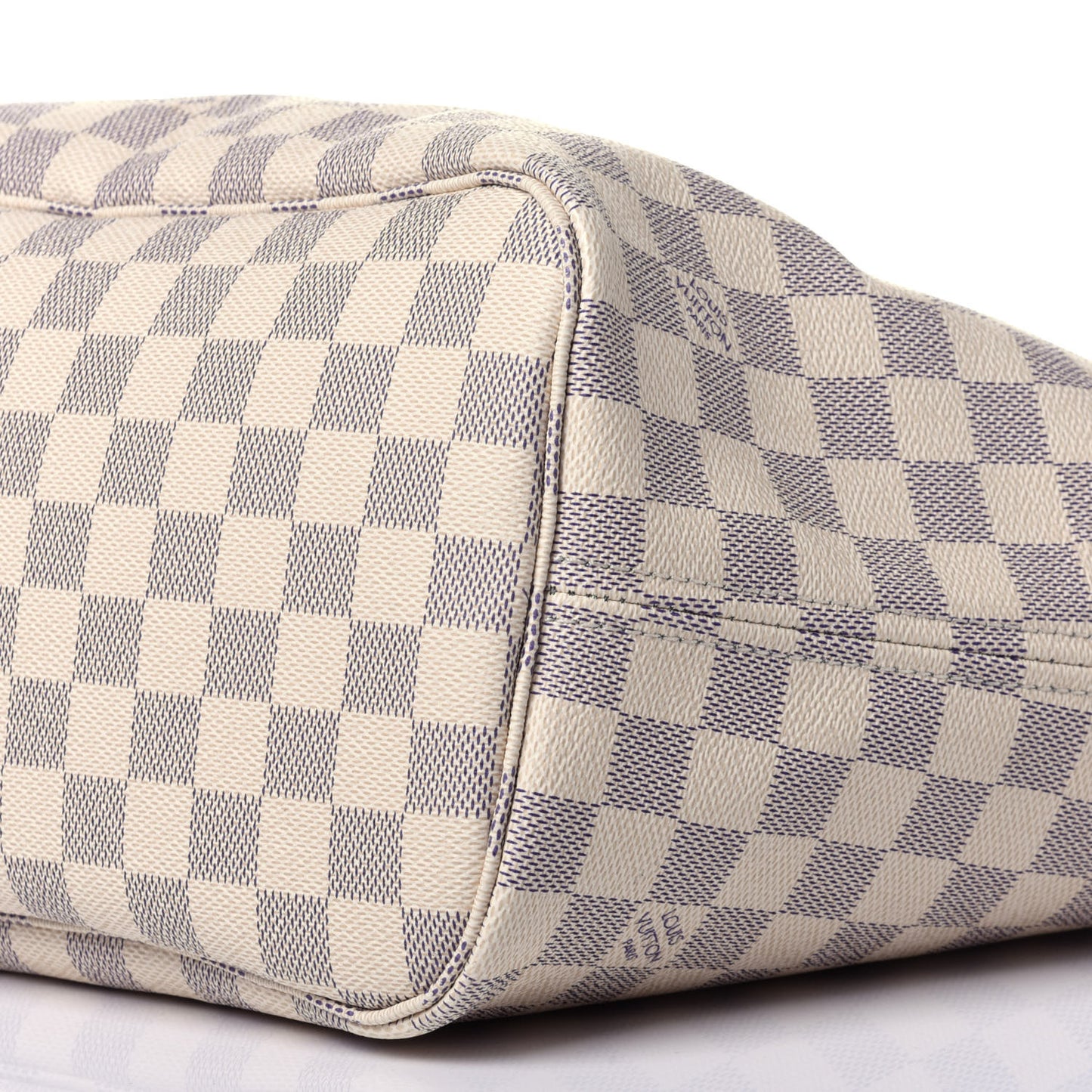 Damier Azur Neo Neverfull MM Rose Ballerine