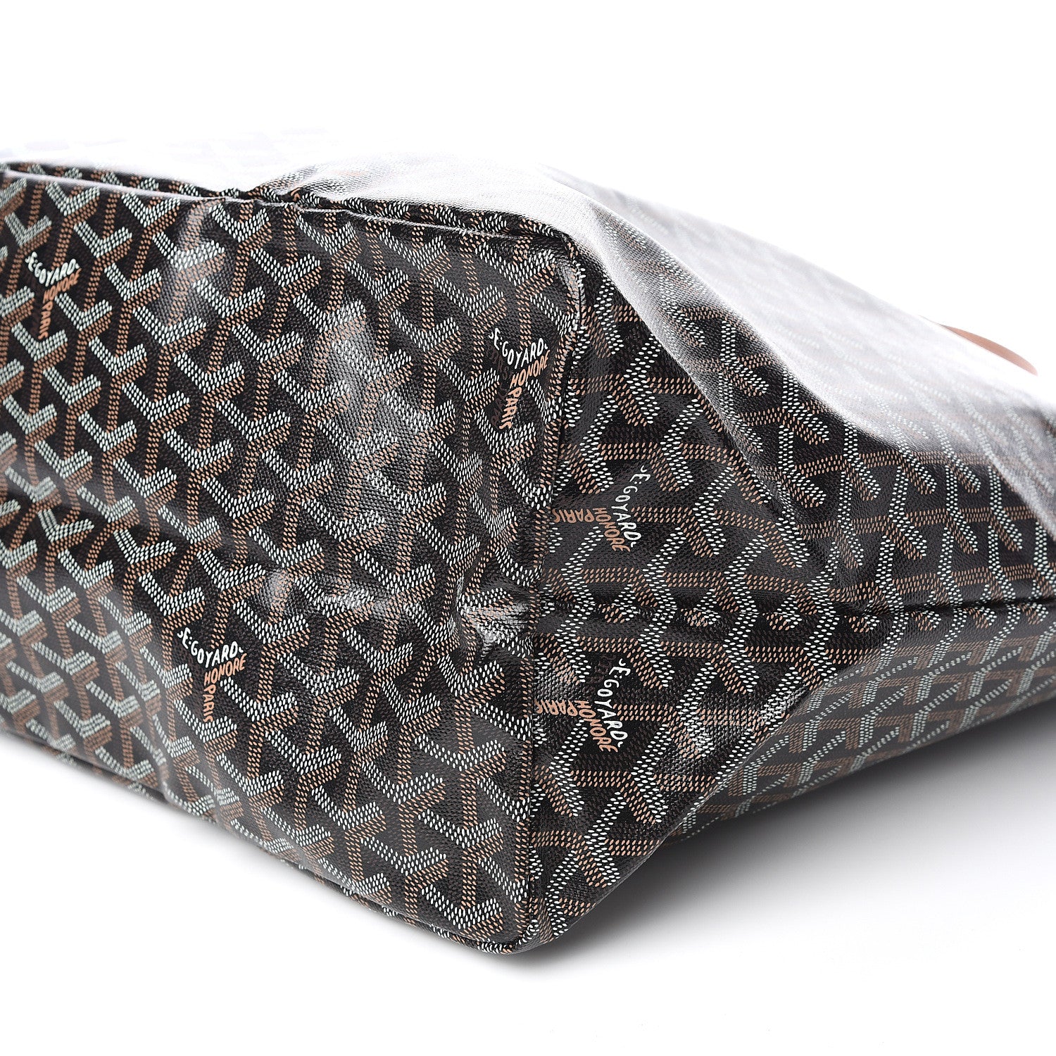 Goyard Goyardine Saint Louis GM Black Gold 9 of 9