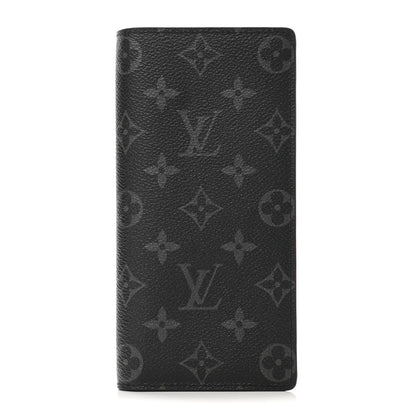Louis Vuitton Monogram Eclipse Brazza Wallet 1 of 8