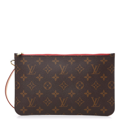 Louis Vuitton Monogram Neverfull MM GM Pochette Cherry 1 of 6