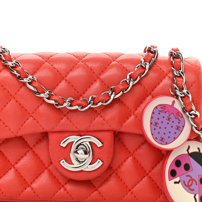 Chanel Lambskin Quilted Ladybug Extra Mini Flap Red 8 of 14