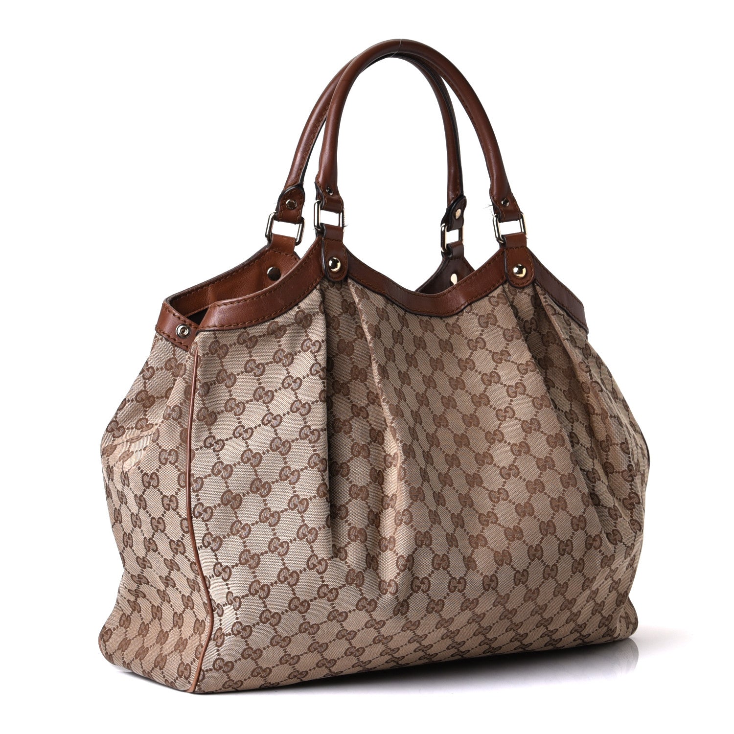 Gucci Monogram Large Sukey Tote Brown 2 of 7