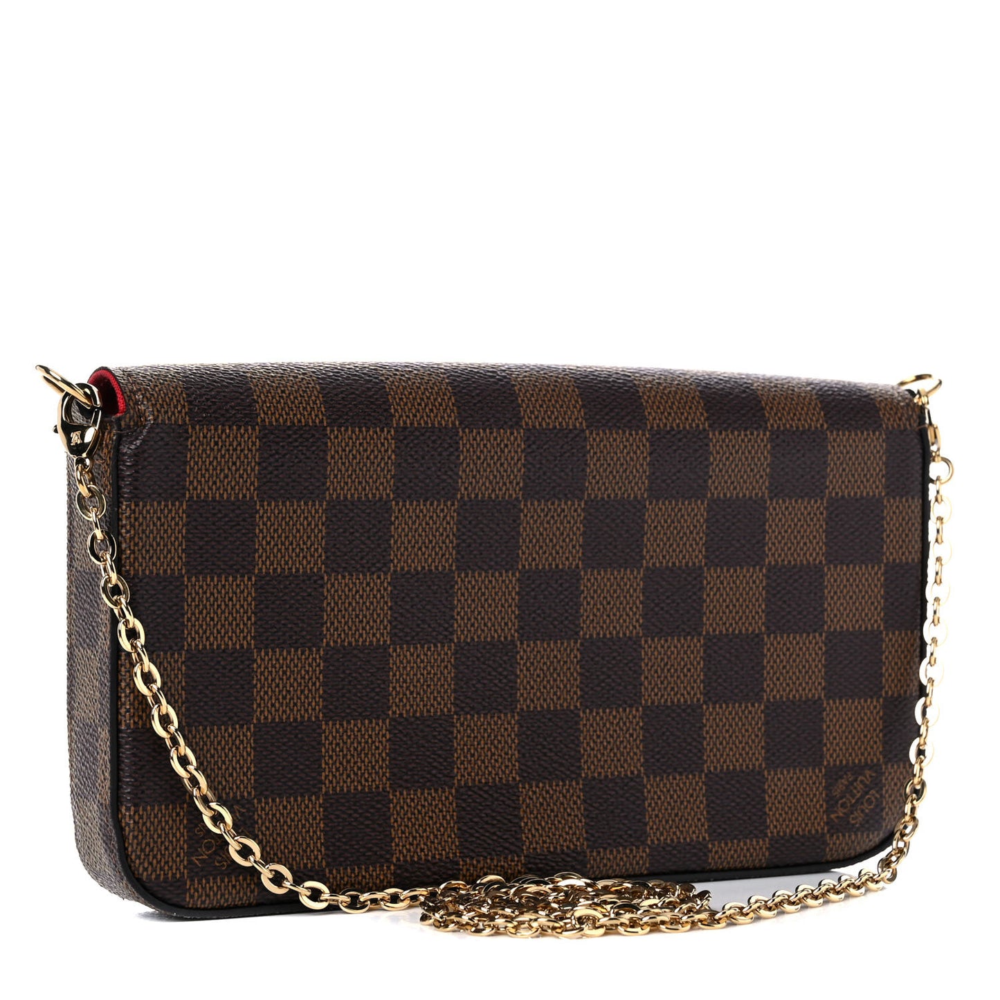 Damier Ebene Pochette Felicie Chain Wallet