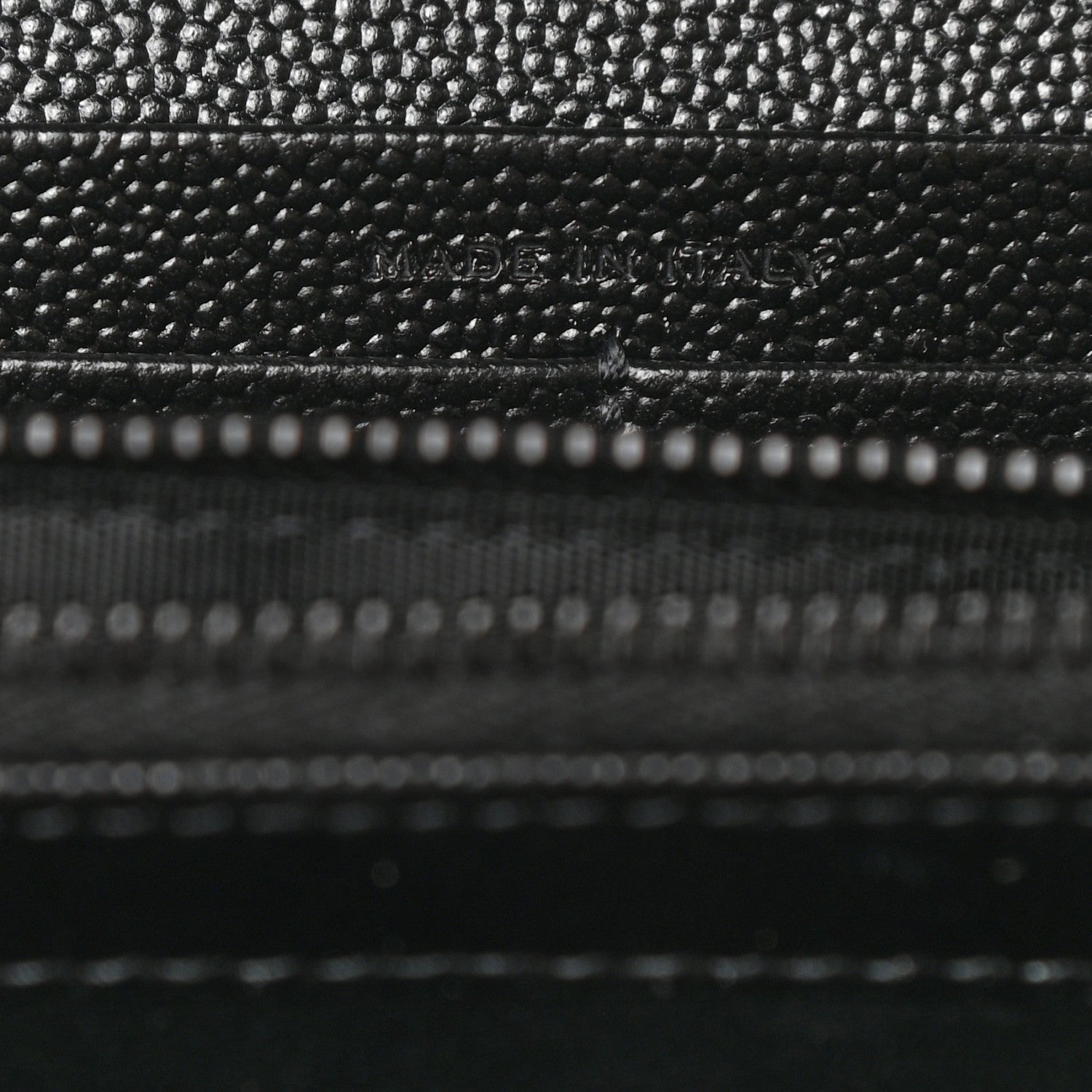 Saint Laurent Grain De Poudre Matelasse Chevron Monogram Flap Wallet Black 6 of 8