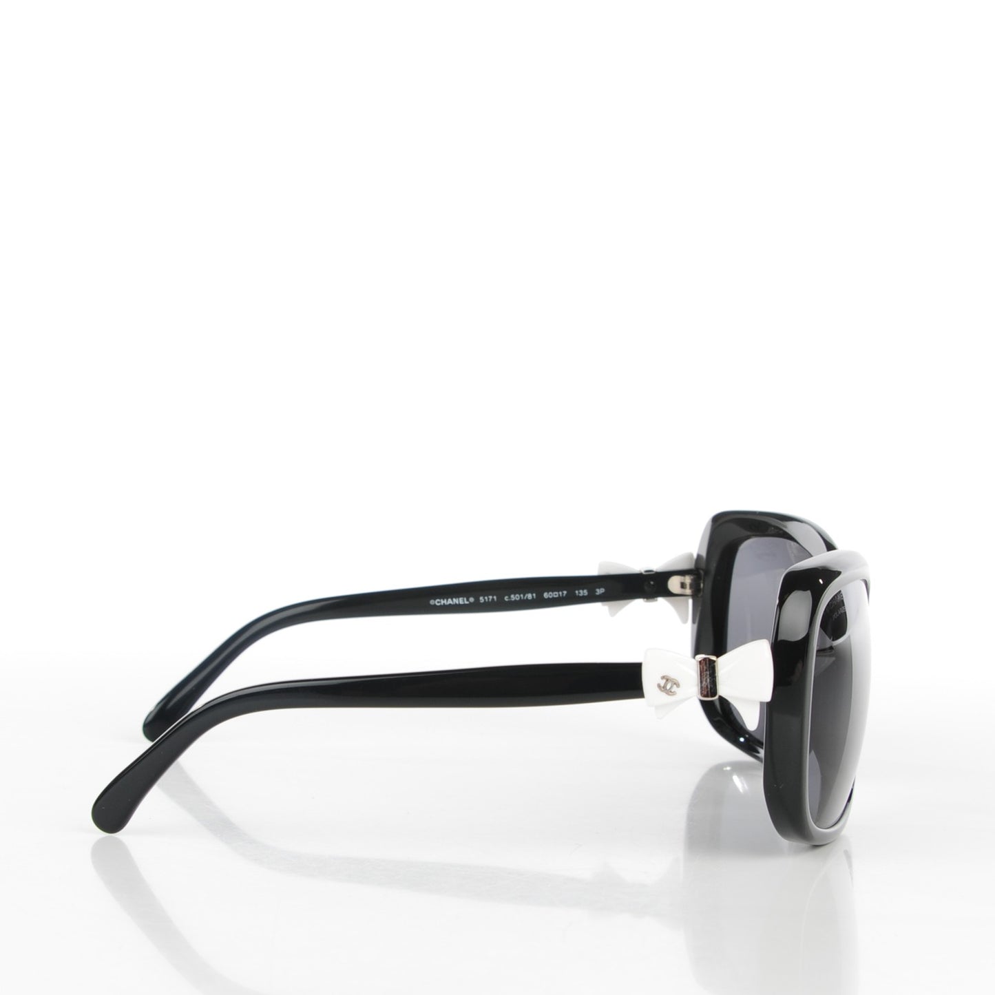 CC Bow Sunglasses 5171 Black White