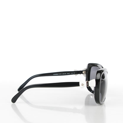 Chanel CC Bow Sunglasses 5171 Black White 3 of 7