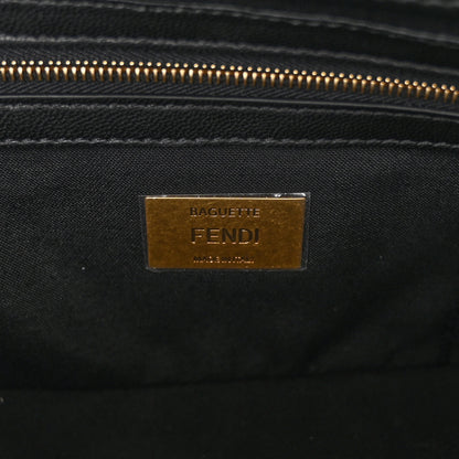 Fendi Nappa Friends Of Fendi Baguette Black 6 of 9