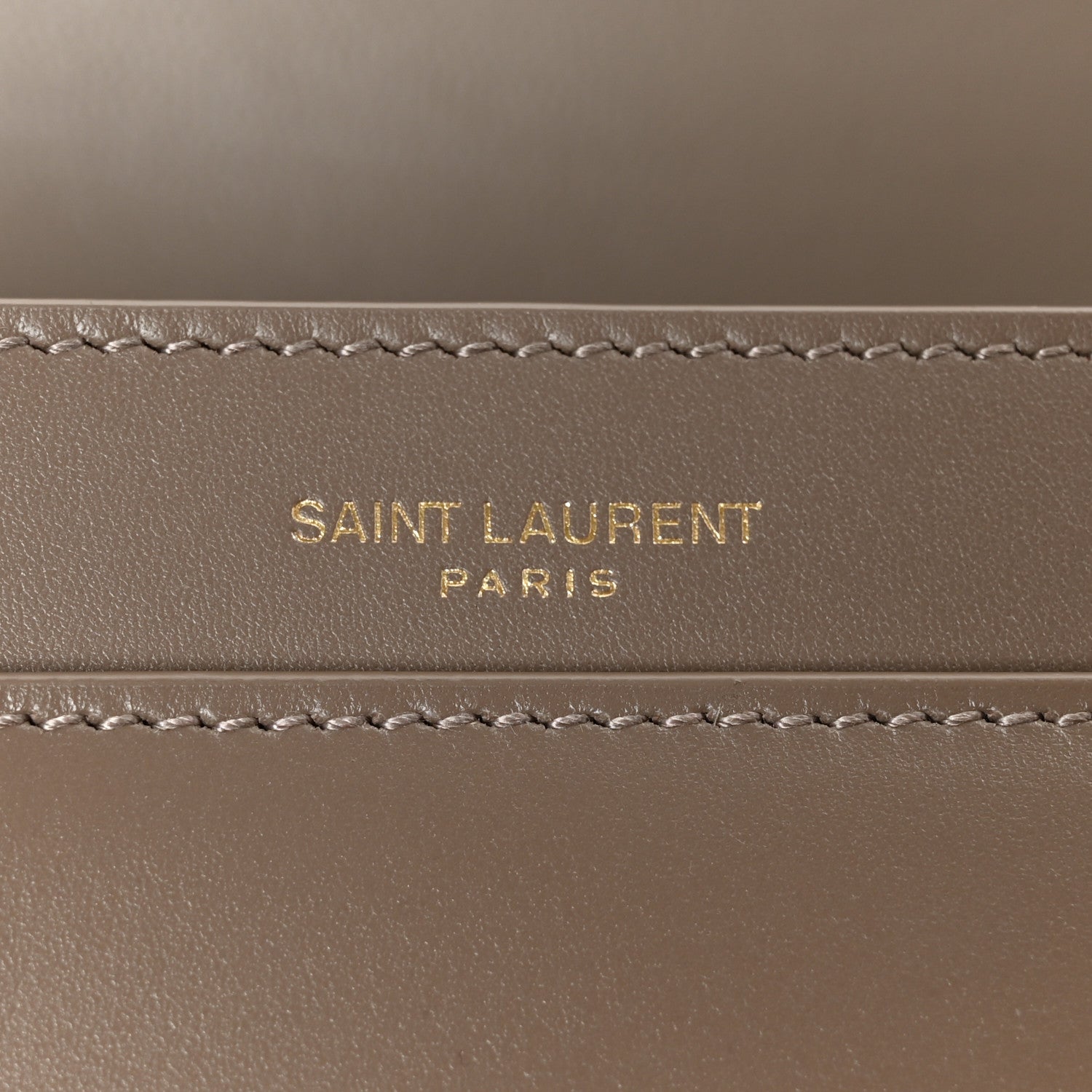 Saint Laurent Smooth Calfskin Le Maillon Satchel Greyish Brown 5 of 10