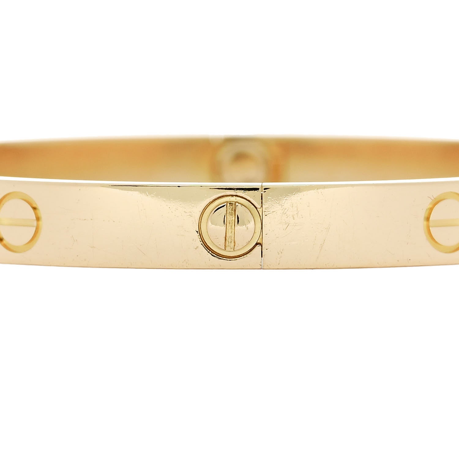 Cartier 18K Yellow Gold LOVE Bracelet 19 4 of 8