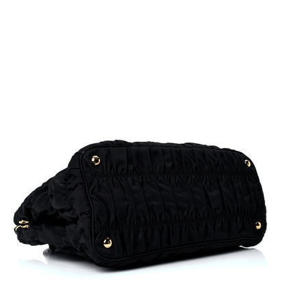 Prada Tessuto Nylon Gaufre Tote Black 3 of 4