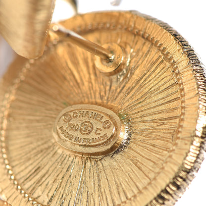 Chanel Pearl CC Tags Drop Earrings Gold 4 of 4