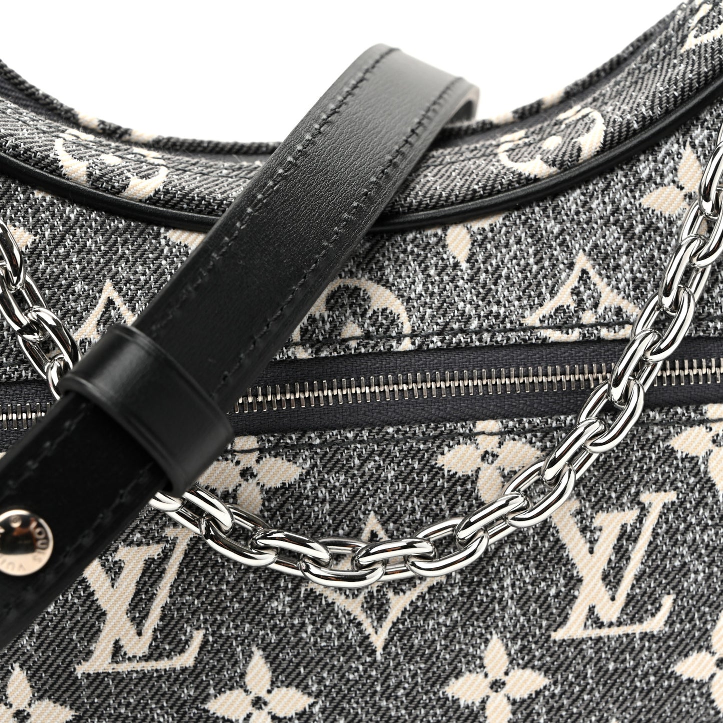 Monogram Jacquard Denim Loop Black