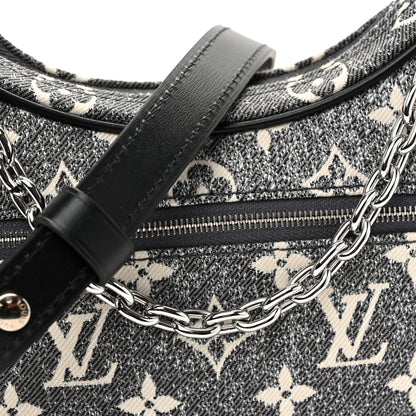 Louis Vuitton Monogram Jacquard Denim Loop Black 7 of 9