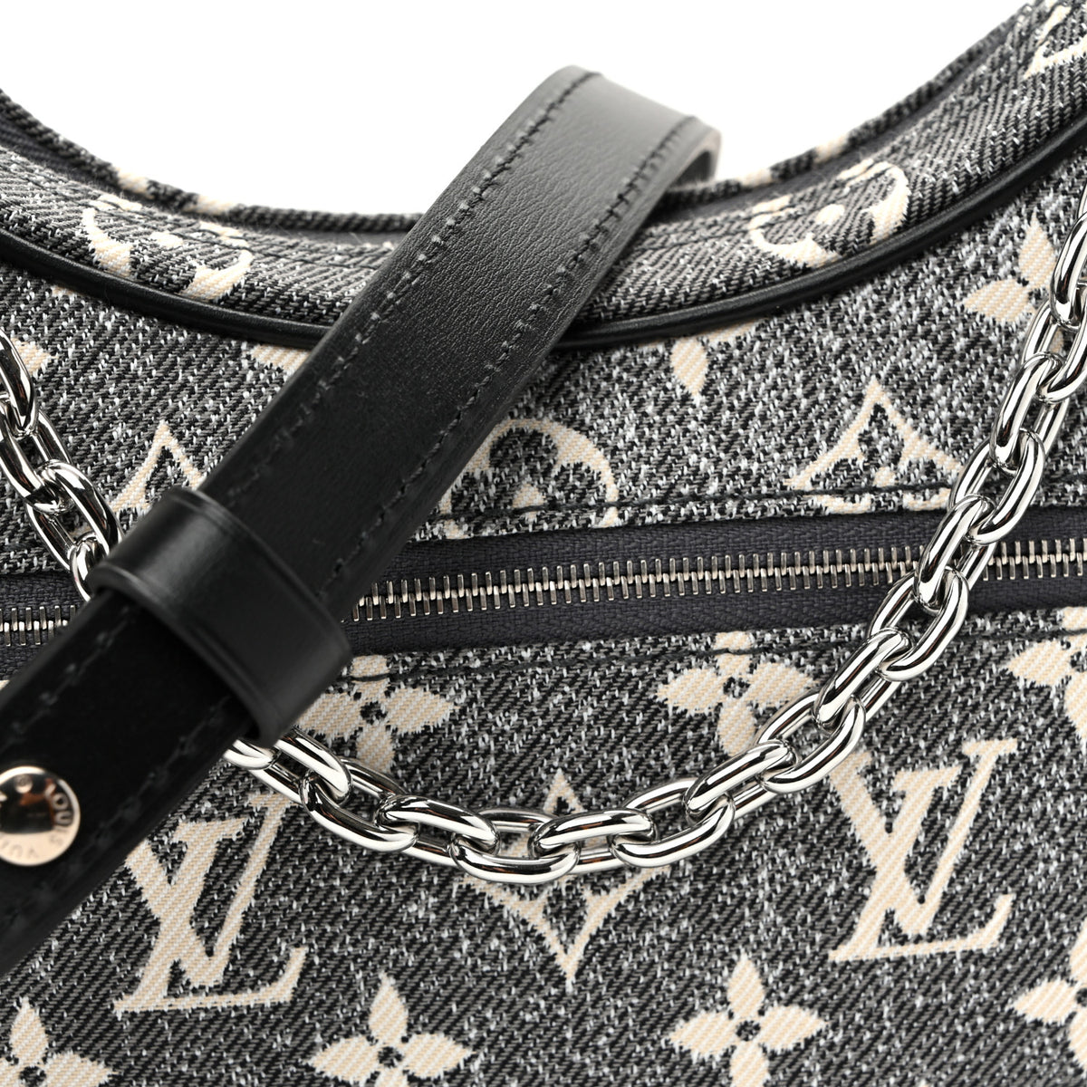 Louis Vuitton Monogram Jacquard Denim Loop Black 7 of 9