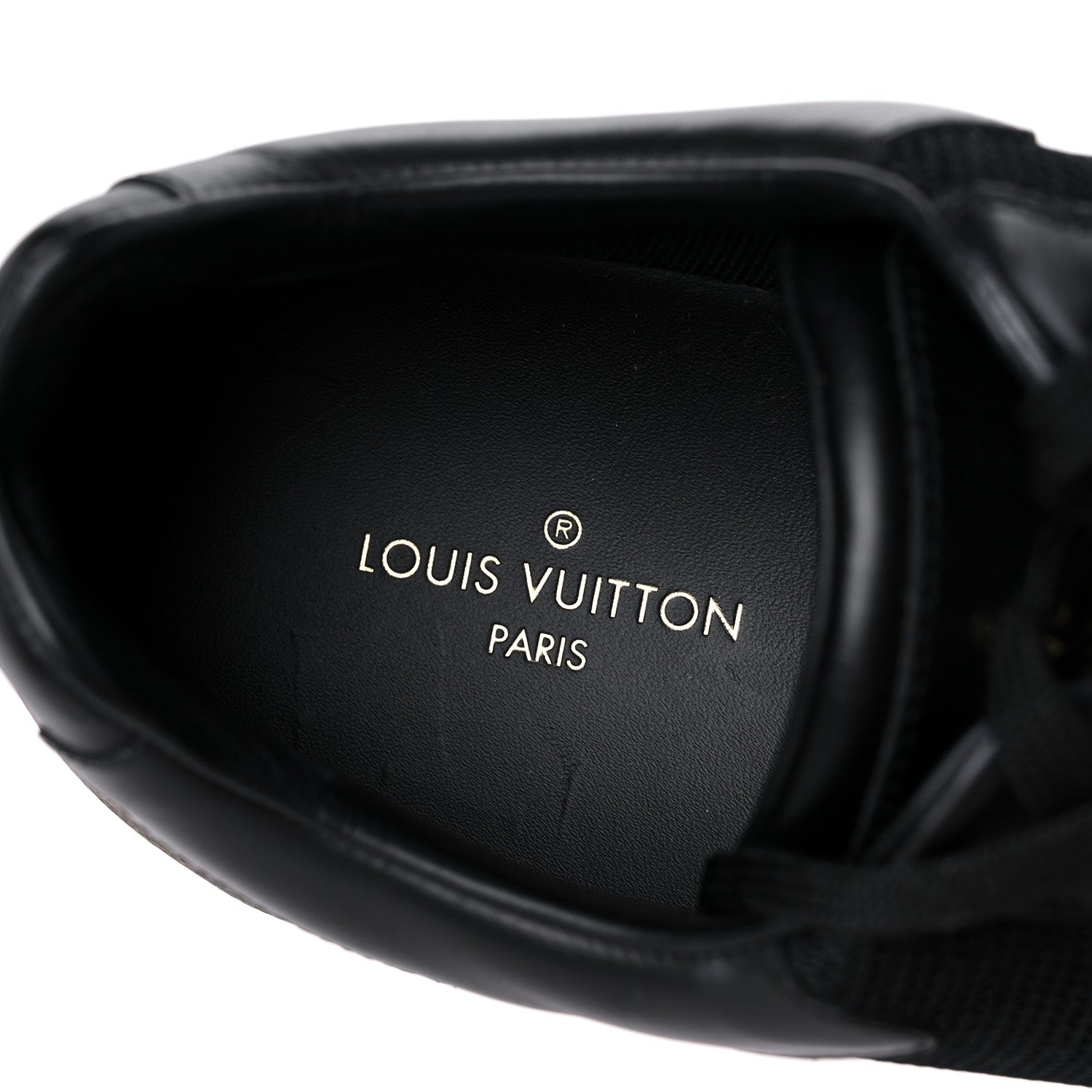 Louis Vuitton Monogram Mens Run Away Sneakers 9 Black 11 of 13