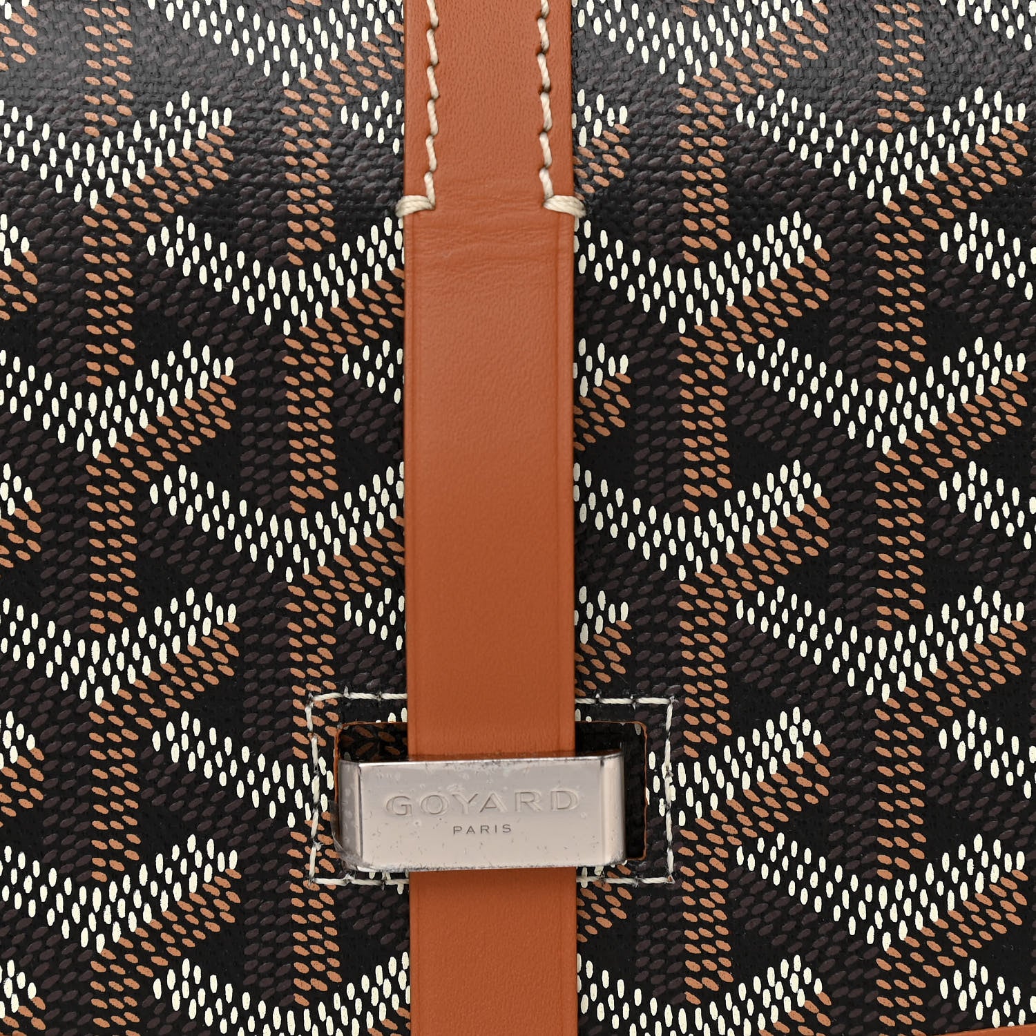 Goyard Goyardine Belvedere II PM Messenger Bag Black Gold 7 of 10