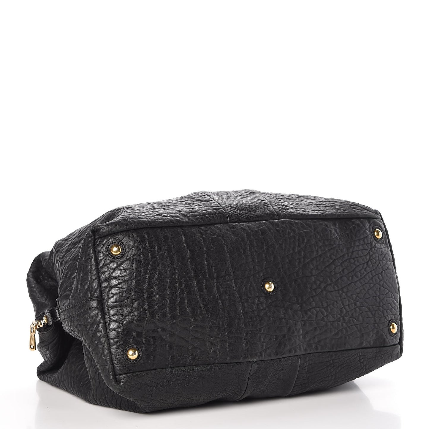 Pebbled Lambskin Medium Easy Sac Black
