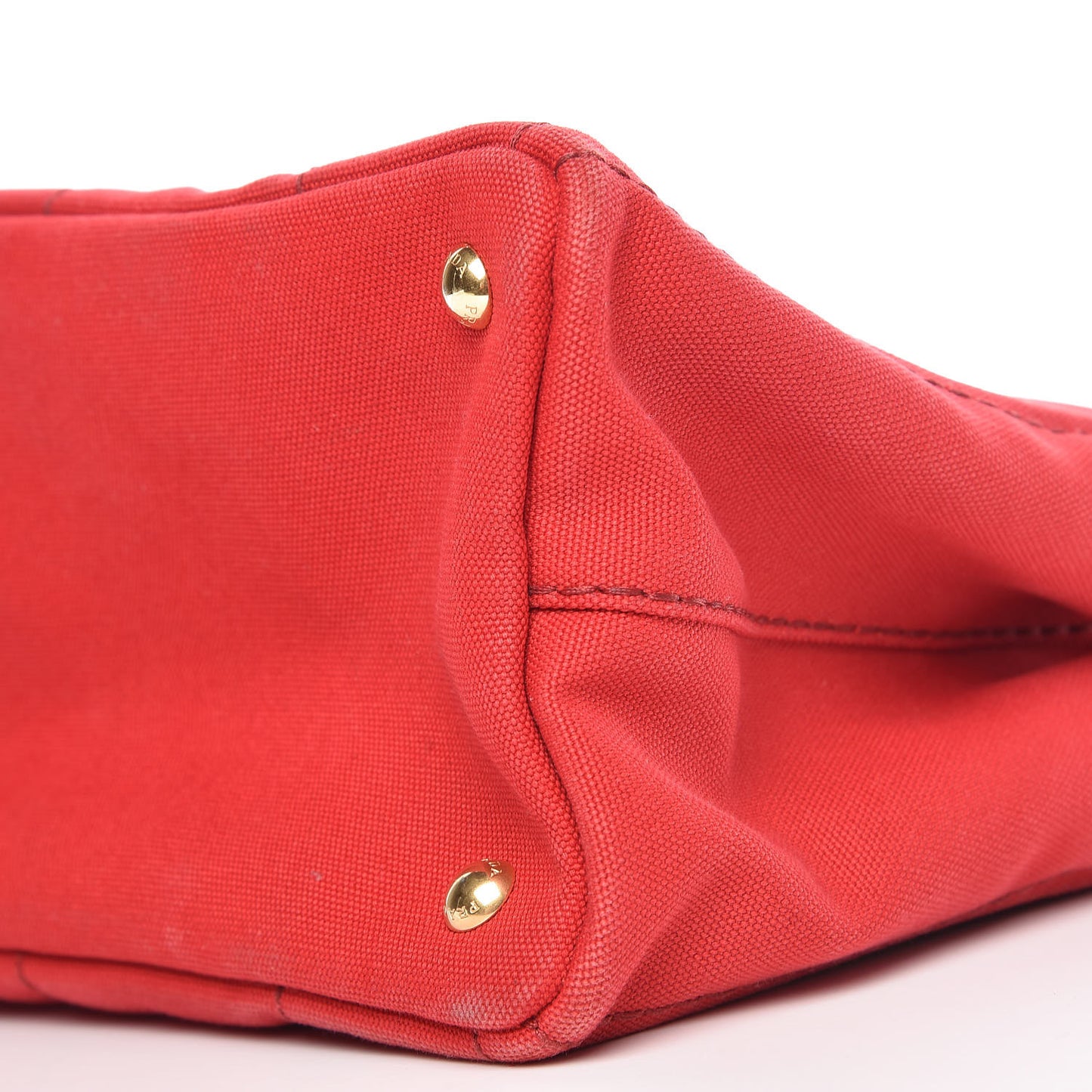 Canapa Small Logo Tote Rosso Talco