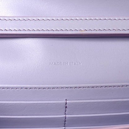 Celine Shiny Calfskin Triomphe Margo Wallet on Chain Light Lavender 7 of 9