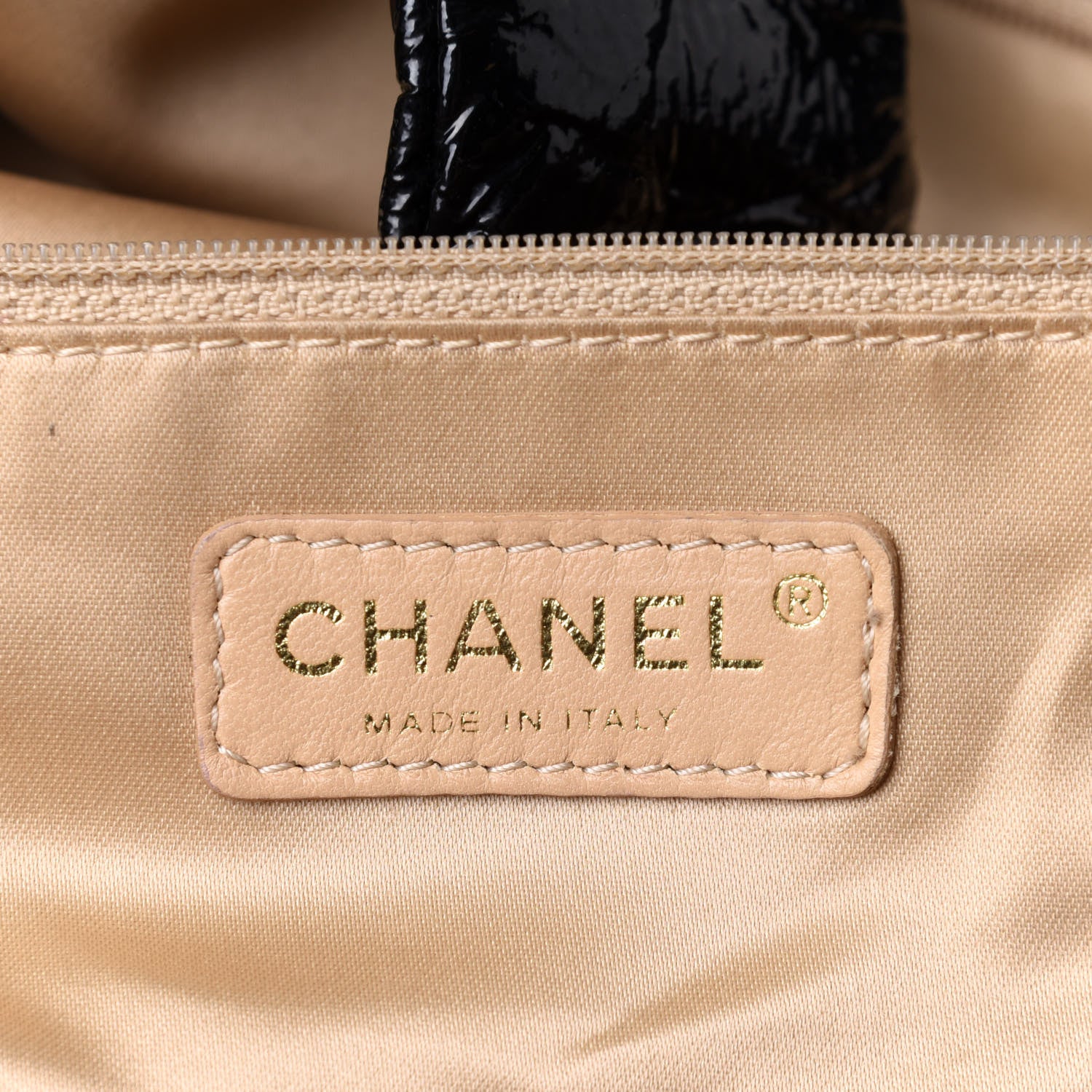 Chanel Vinyl XXL Rock and Chain Flap Black 6 of 10