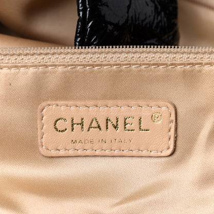Chanel Vinyl XXL Rock and Chain Flap Black 6 of 10