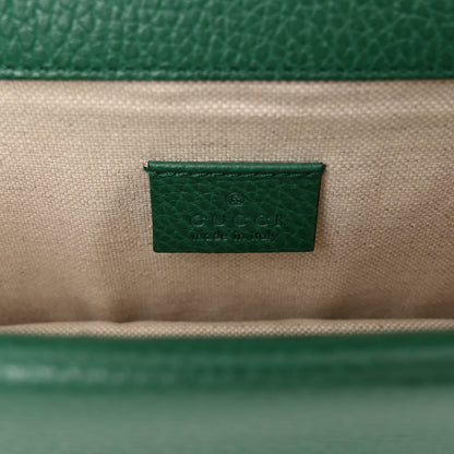 Gucci Dollar Calfskin Enamel Small Dionysus Shoulder Bag Emerald Electric Blue 6 of 10