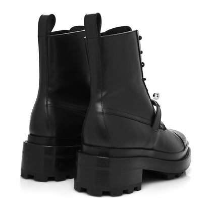 Hermes Glossed Calfskin Funk Ankle Boots 36.5 Black 4 of 8