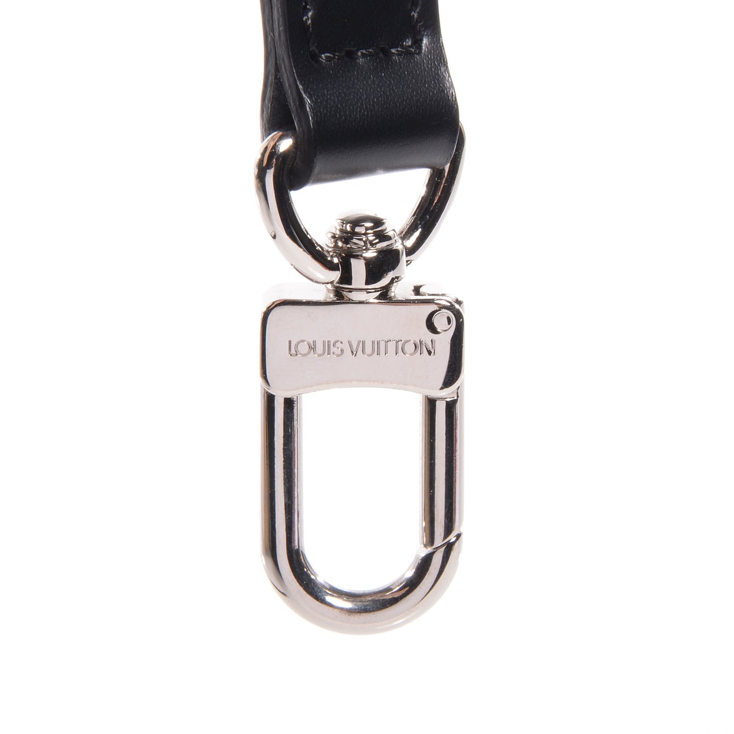 Leather Adjustable Shoulder Strap Black