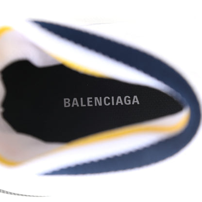 Balenciaga Technical 3D Recycled Knit Striped Womens Speed 2.0 Sneakers 37 White Multicolor 7 of 8