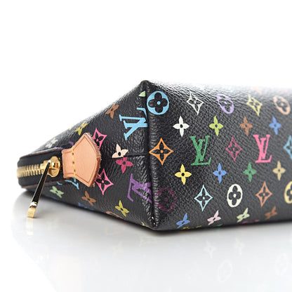 Louis Vuitton Monogram Multicolor Cosmetic Pouch Black Grenade 7 of 8