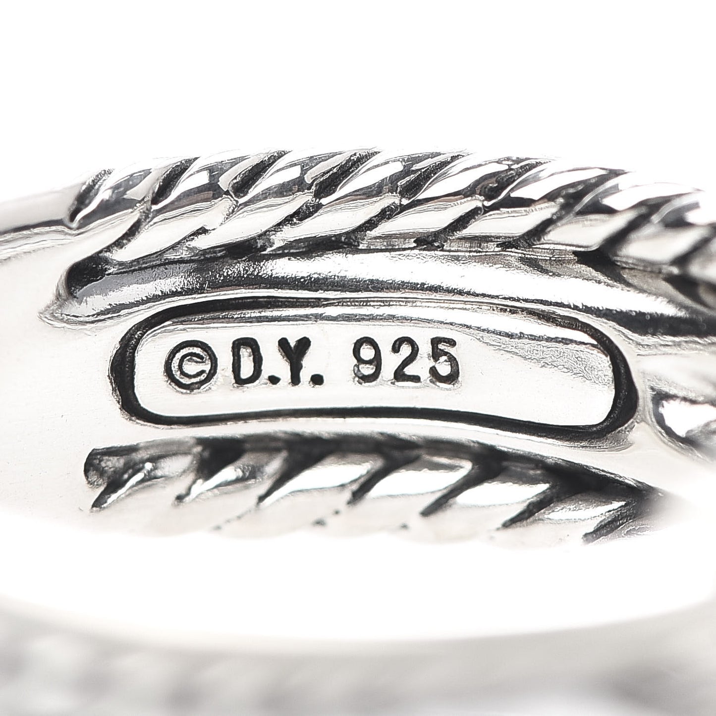 Sterling Silver Diamond X Crossover Ring 49 4.75