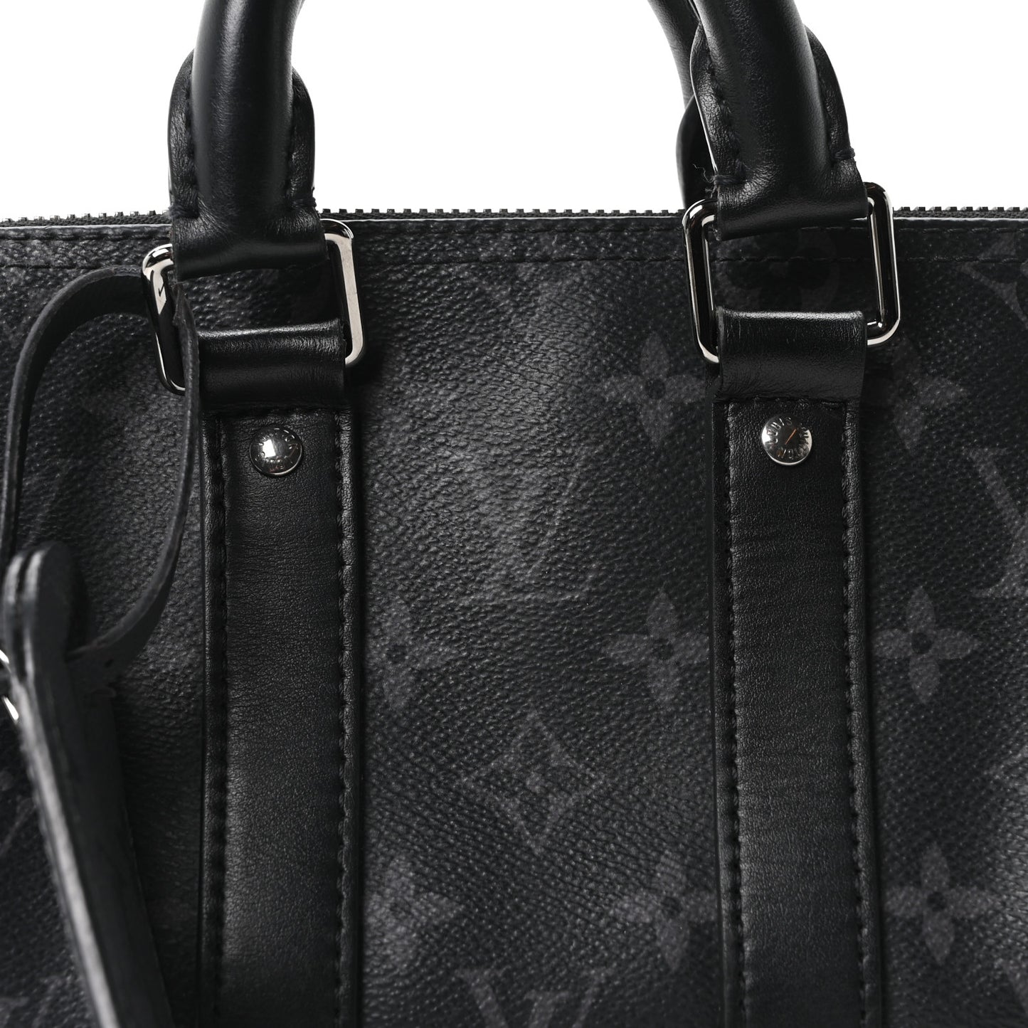 Reverse Monogram Eclipse Keepall XS Black