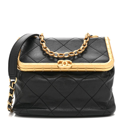 Chanel Lambskin Quilted My Crush Bag Black 1 of 10