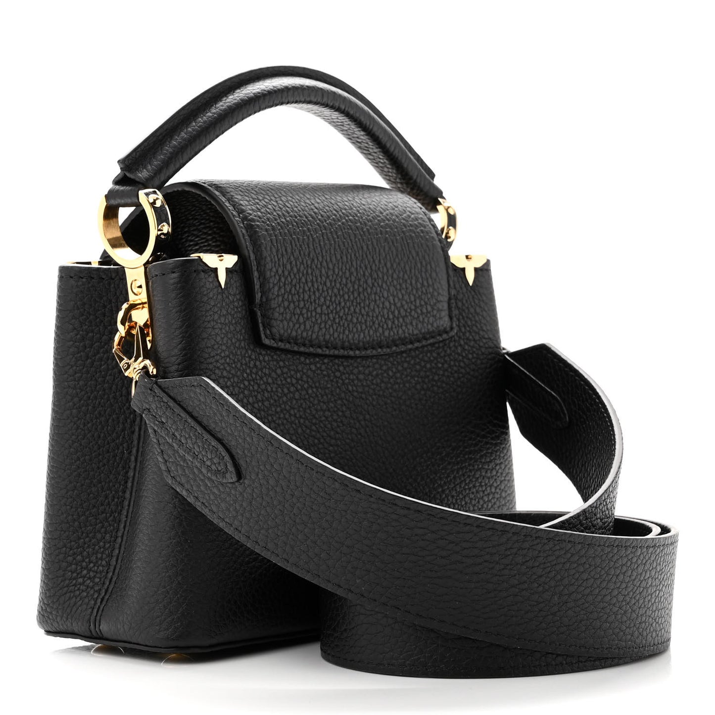 Taurillon Embellished Flower Crown Capucines Mini Black