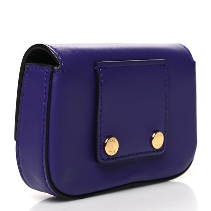 Fendi Vitello Century Opaco Nano Baguette Belt Charm Purple Rain 3 of 10