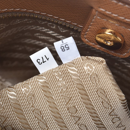 Prada Saffiano Lux Large Tote Caramel 8 of 8