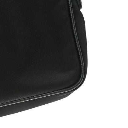 Prada Tessuto Nylon Saffiano Crossbody Bag Black 11 of 12