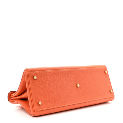 Hermes Togo Shoulder Kelly 40 Orange 4 of 11