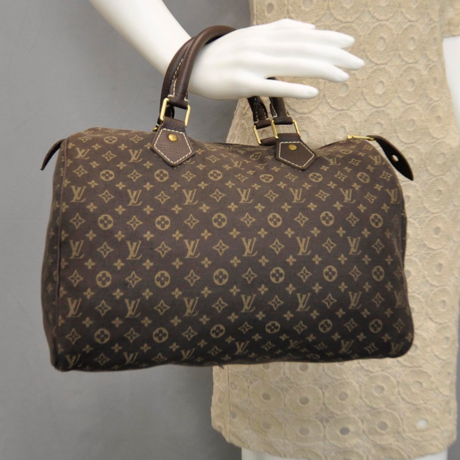 Louis Vuitton Mini Lin Speedy 30 Ebene 2 of 11