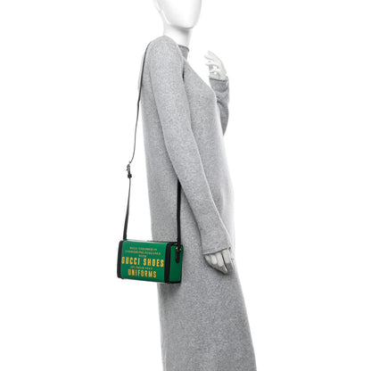 Gucci Grained Calfskin Gucci 100 Mini Bag Green 2 of 10