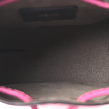 Fendi Vitello Liberty F is Fendi FF 1974 Embossed Mini Mon Tresor Bucket Bag Ciclamino Pilar 5 of 10