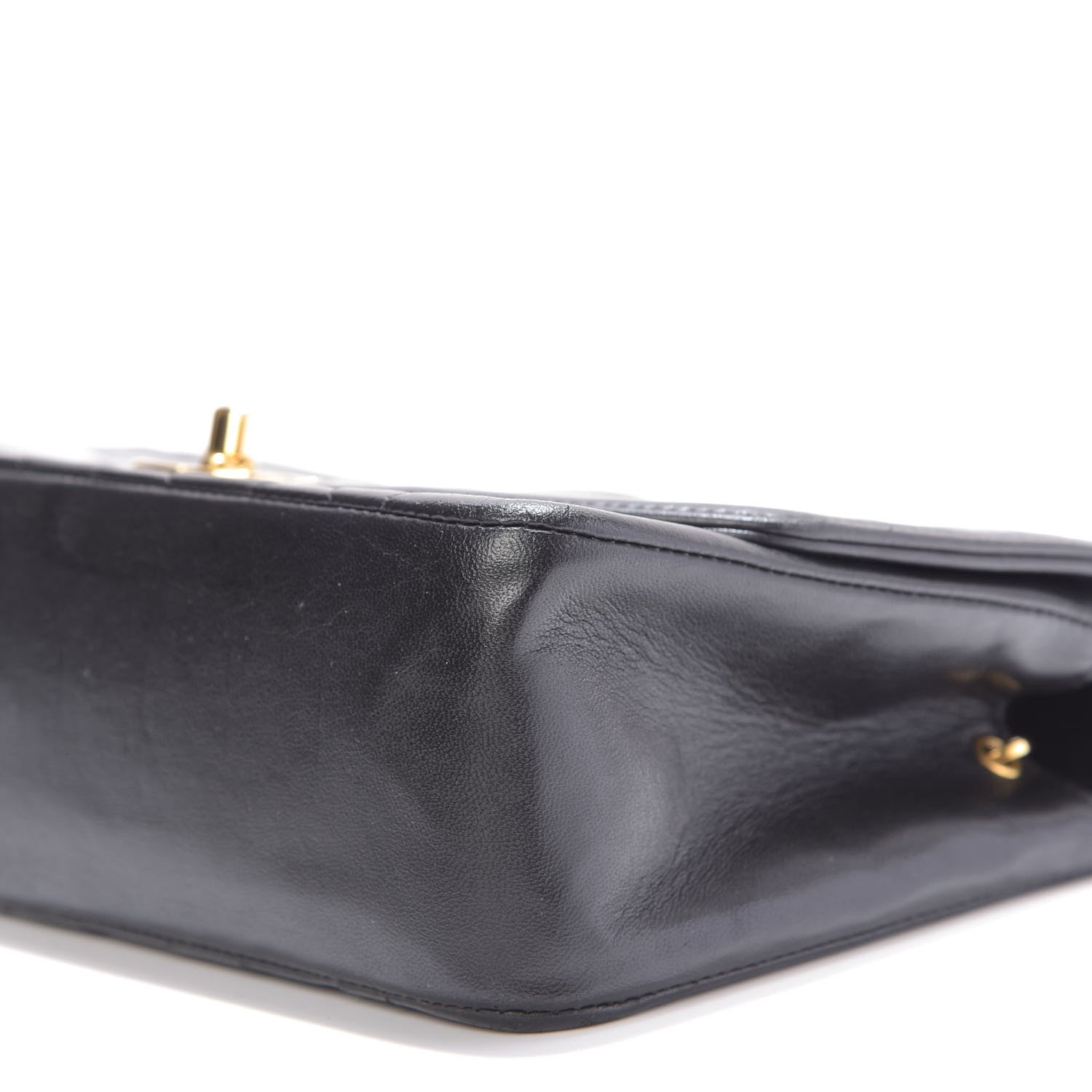 Chanel Lambskin Quilted Small Single Flap Bag Black 7 of 10