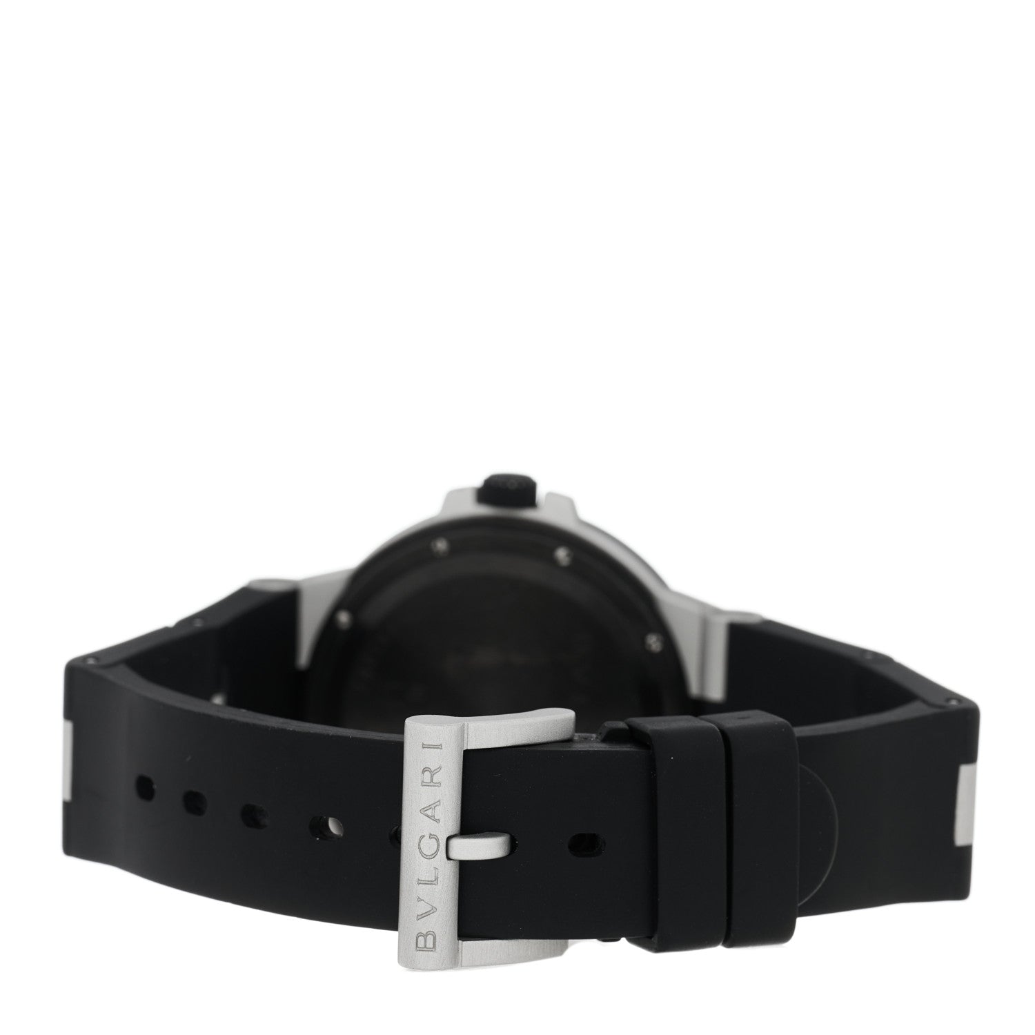 Bulgari Aluminum Rubber 38mm Diagono Automatic Watch 3 of 4