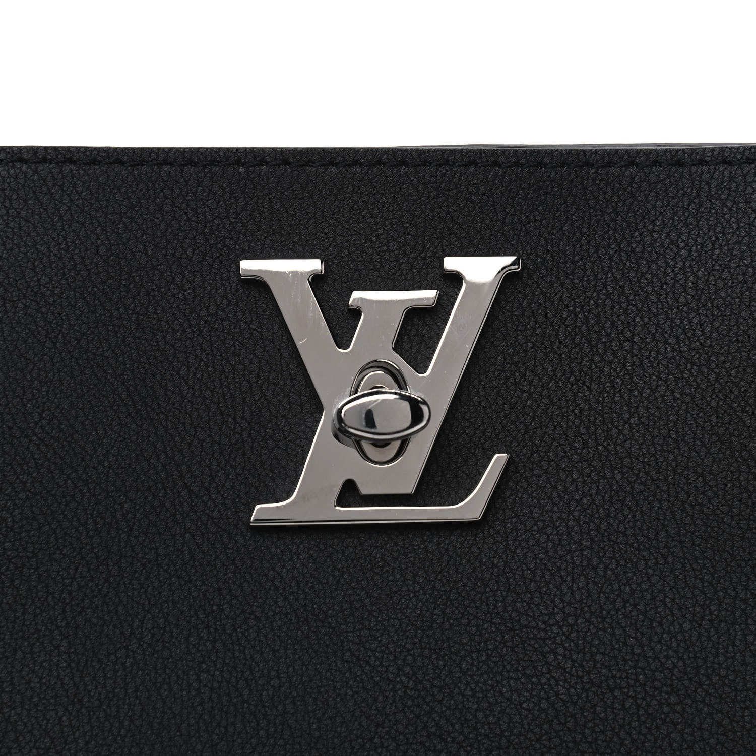 Louis Vuitton Calfskin Lockme Go Tote Black 9 of 9