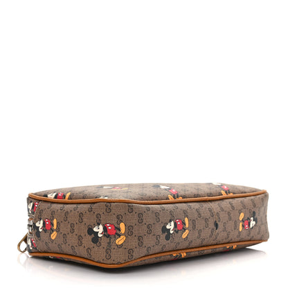 Gucci X DISNEY Mini Vintage GG Supreme Monogram Mickey Mouse Small 120 48 Belt Bag Beige Vintage Sun Oil 4 of 9