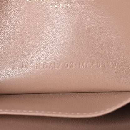 Christian Dior Lambskin Cannage Lady Dior Pouch Beige 9 of 11